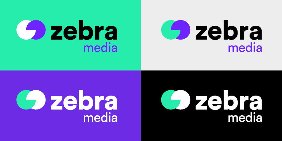 Zebra media Logo Farbvarianten